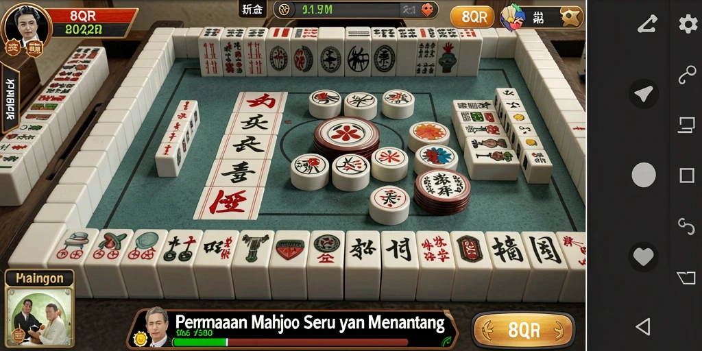 Tampilan gameplay 8QR yang menarik dan seru.