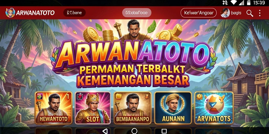 Gameplay Slot ARWANATOTO yang menarik dan penuh warna.