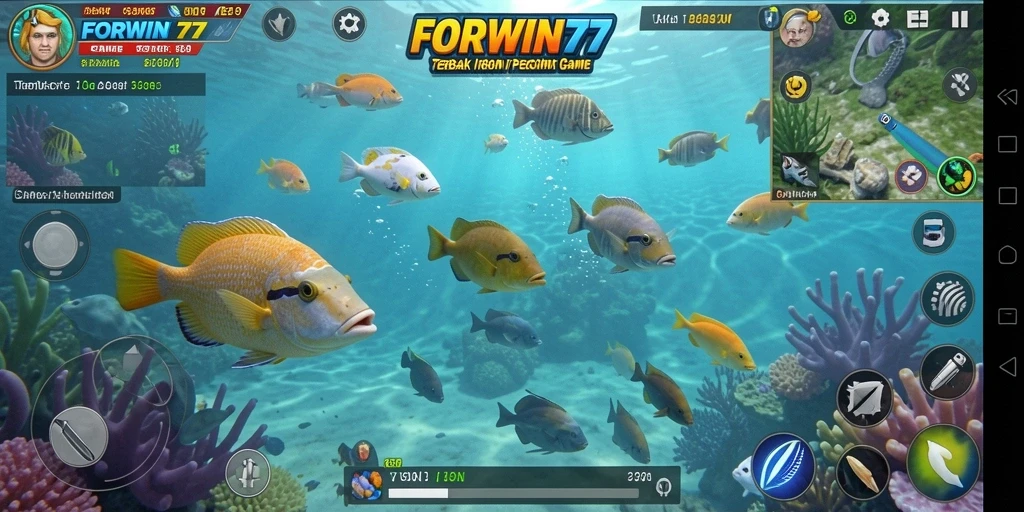 Tampilan gameplay FORWIN77 yang seru dan penuh tantangan.