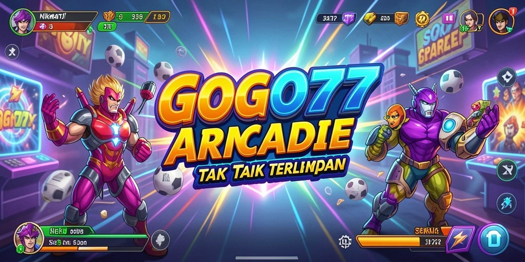 Tampilan gameplay seru dari GOGO77 dengan tantangan Arcade.