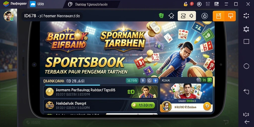 Screenshot ID678 menampilkan antarmuka taruhan olahraga yang menarik.
