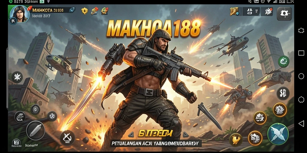 Tampilan gameplay seru di MAHKOTA188 dengan aksi yang mendebarkan.