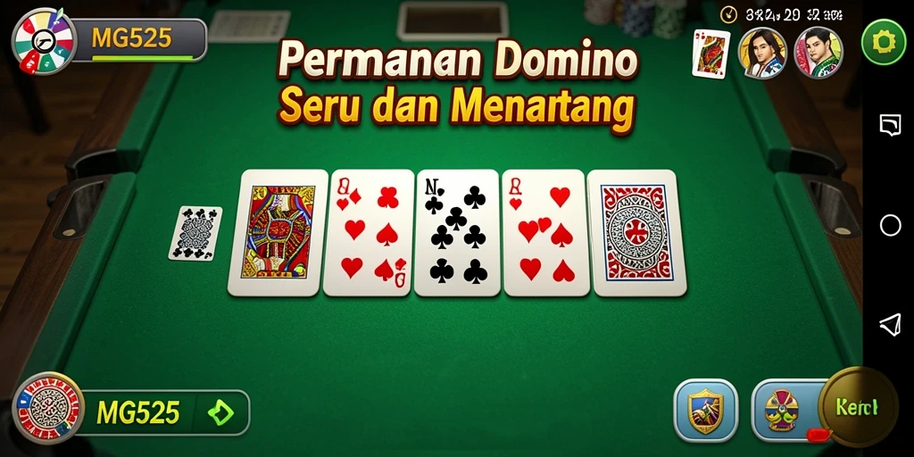 Tangkapan layar gameplay Domino yang menarik dan seru.