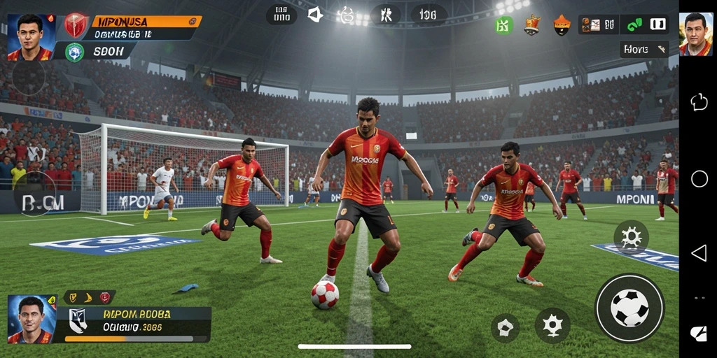 Tampilan layar permainan MPONUSA yang seru dan menegangkan.