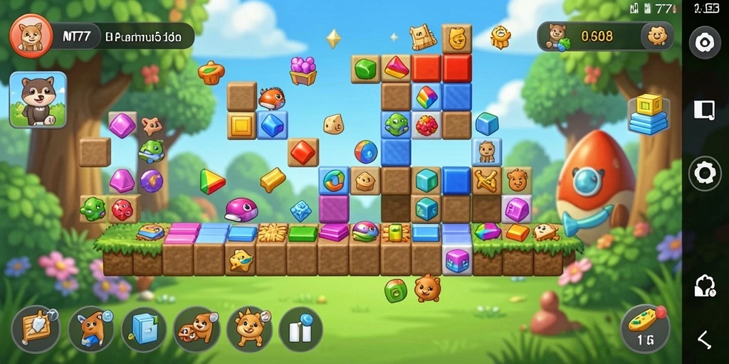 Tampilan gameplay MT777 yang seru dan menantang teka-teki.