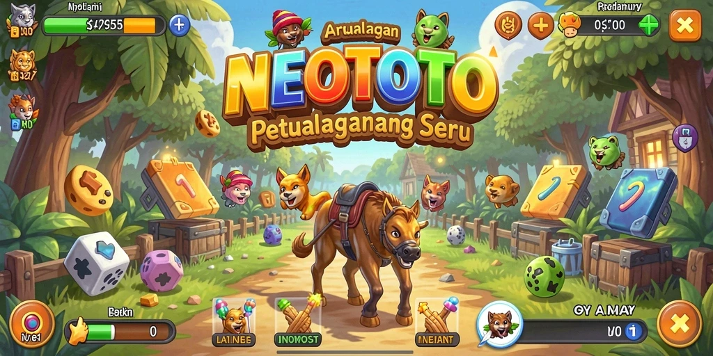 Gameplay dinamis NEOTOTO yang menghibur dan penuh warna.