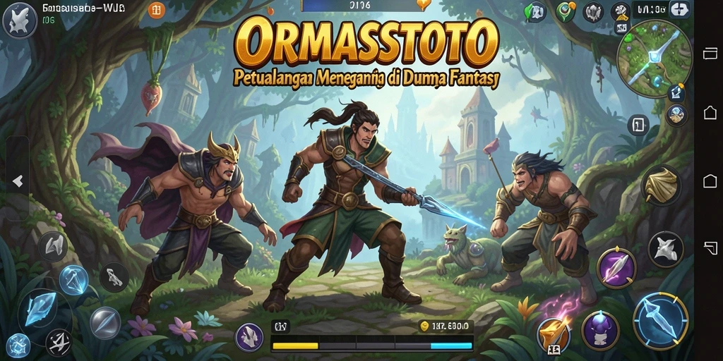 Screenshot menampilkan aksi seru dalam petualangan ORMASSTOTO.