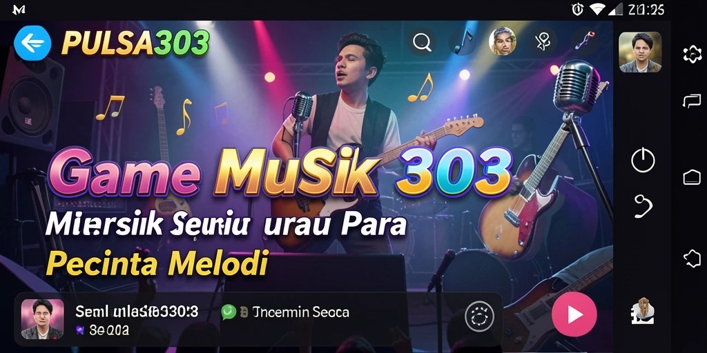 Tangkapan layar tampilan gameplay PULSA303 dengan musik yang menggugah semangat.