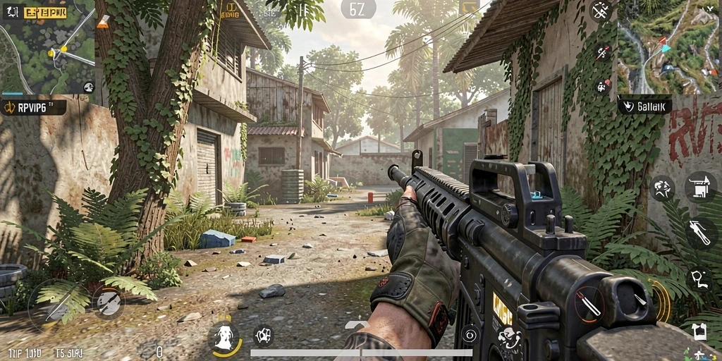 Tangkapan layar gameplay RPVIP6 yang penuh aksi dan adrenalin.
