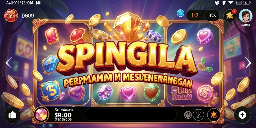Tampilan menawan dari gameplay SPINGILA yang mendebarkan.