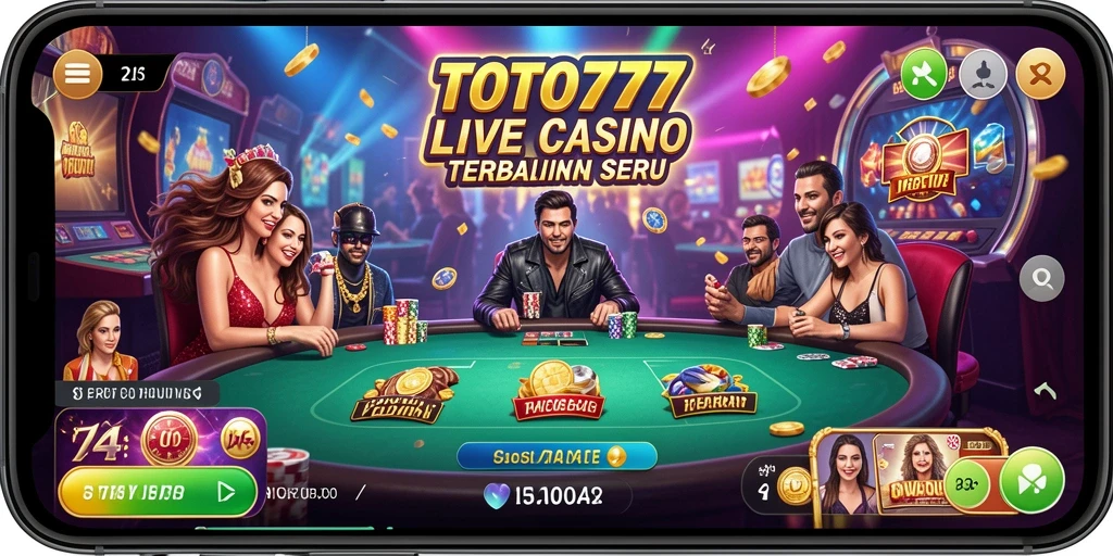 Tampilan gameplay TOTO777 yang menarik dan interaktif di Live Casino.