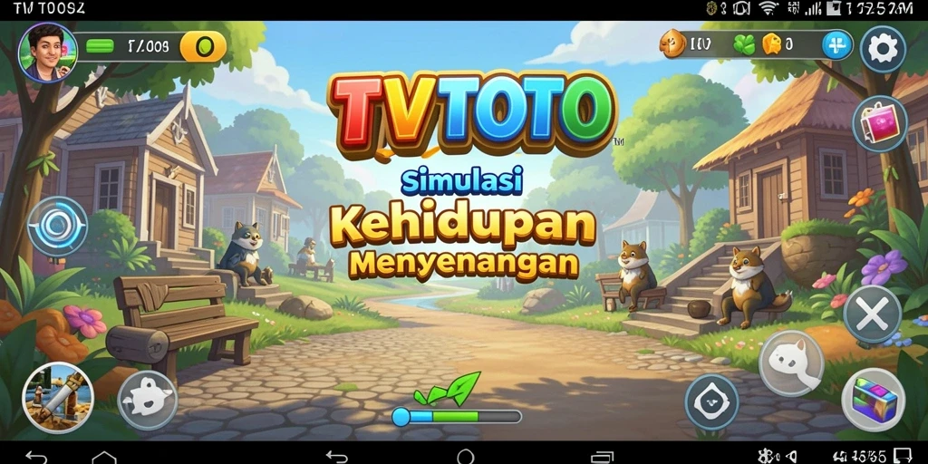 Tampilan gameplay TVTOTO yang menarik dan interaktif.