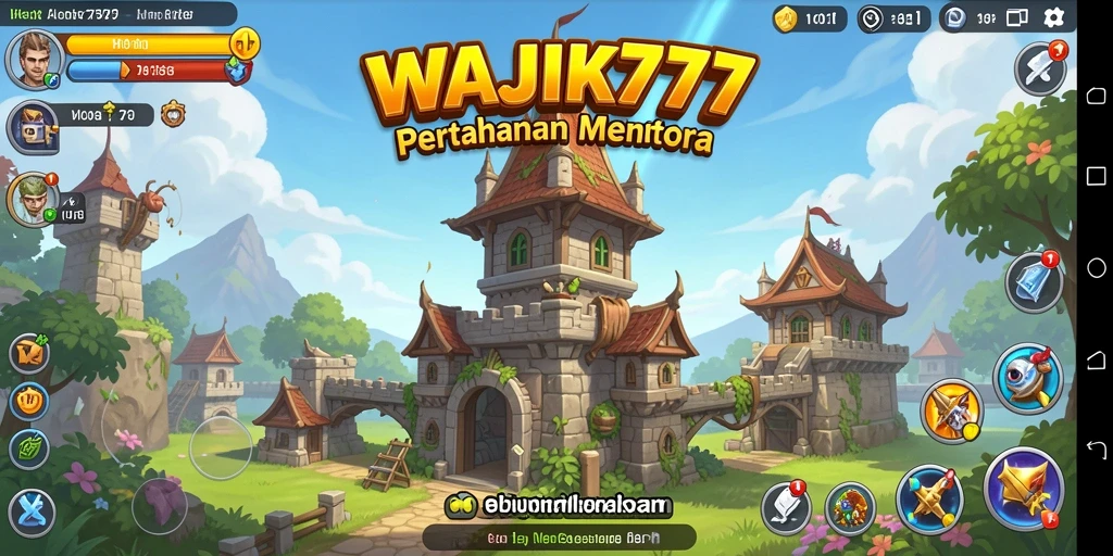 Menampilkan aksi seru dalam melawan gelombang musuh di WAJIK777.
