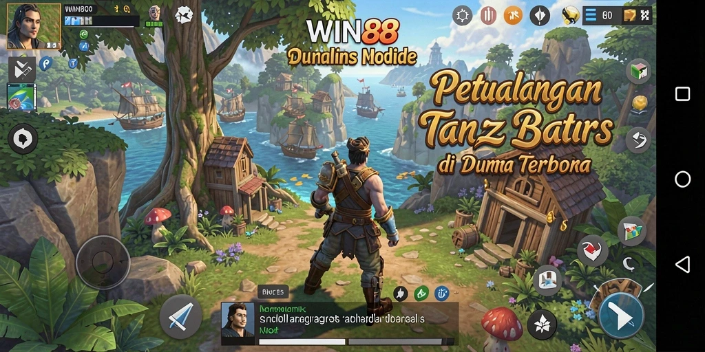 Screenshot gameplay <strong>WIN88</strong> menampilkan penjelajahan dunia terbuka yang menakjubkan.