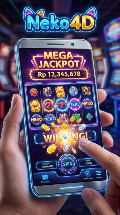 Tampilan homepage neko4d yang menarik dan informatif.